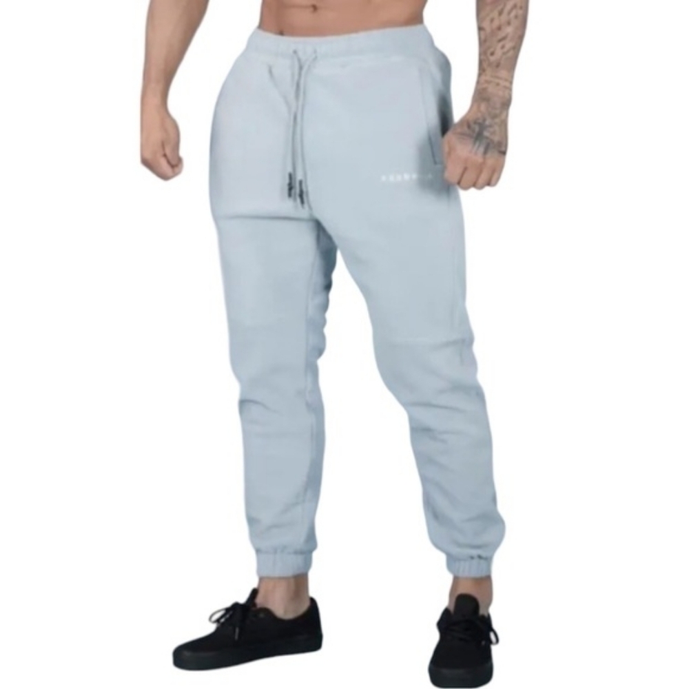 YoungLA Polar Fleece Joggers Pants Size XL Light Blue